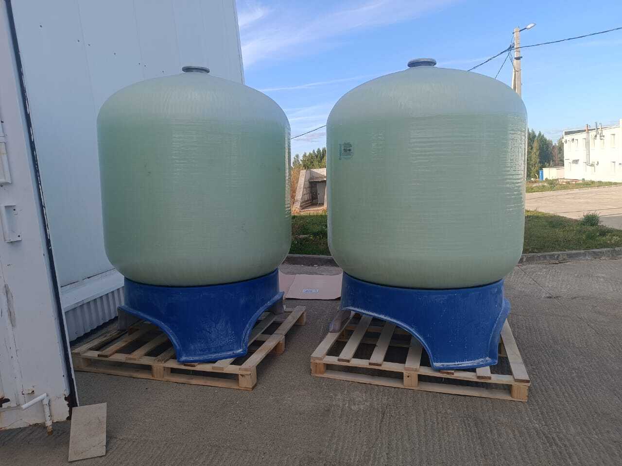 Готовые стеклопластиковые корпуса 6386 на обьекте заказчика