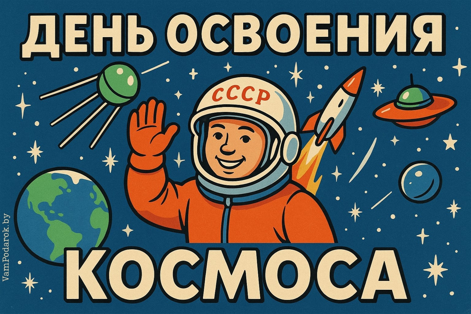 День освоения космоса – картинка