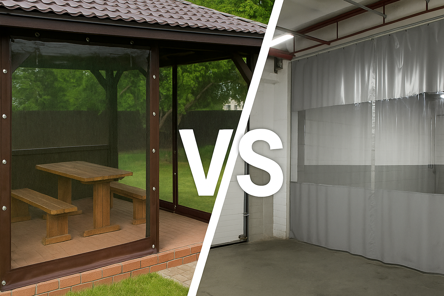 М’які вікна та ПВХ-штори — у чому різниця? Не плутайте!