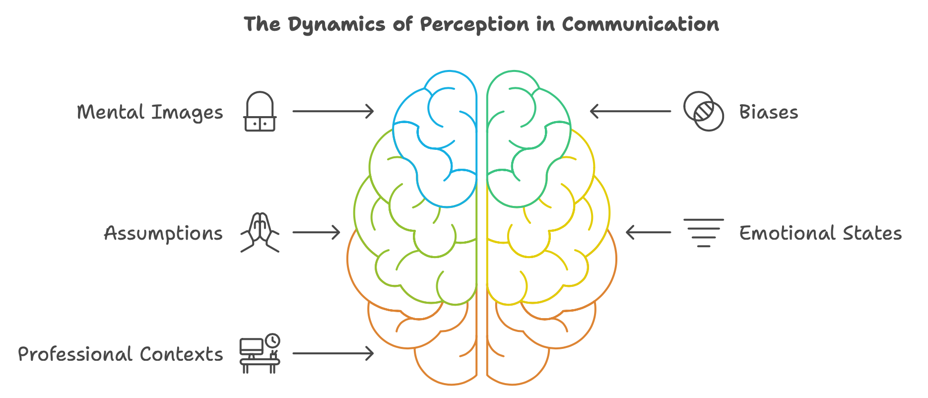 The Dynamics of Perception in Communication