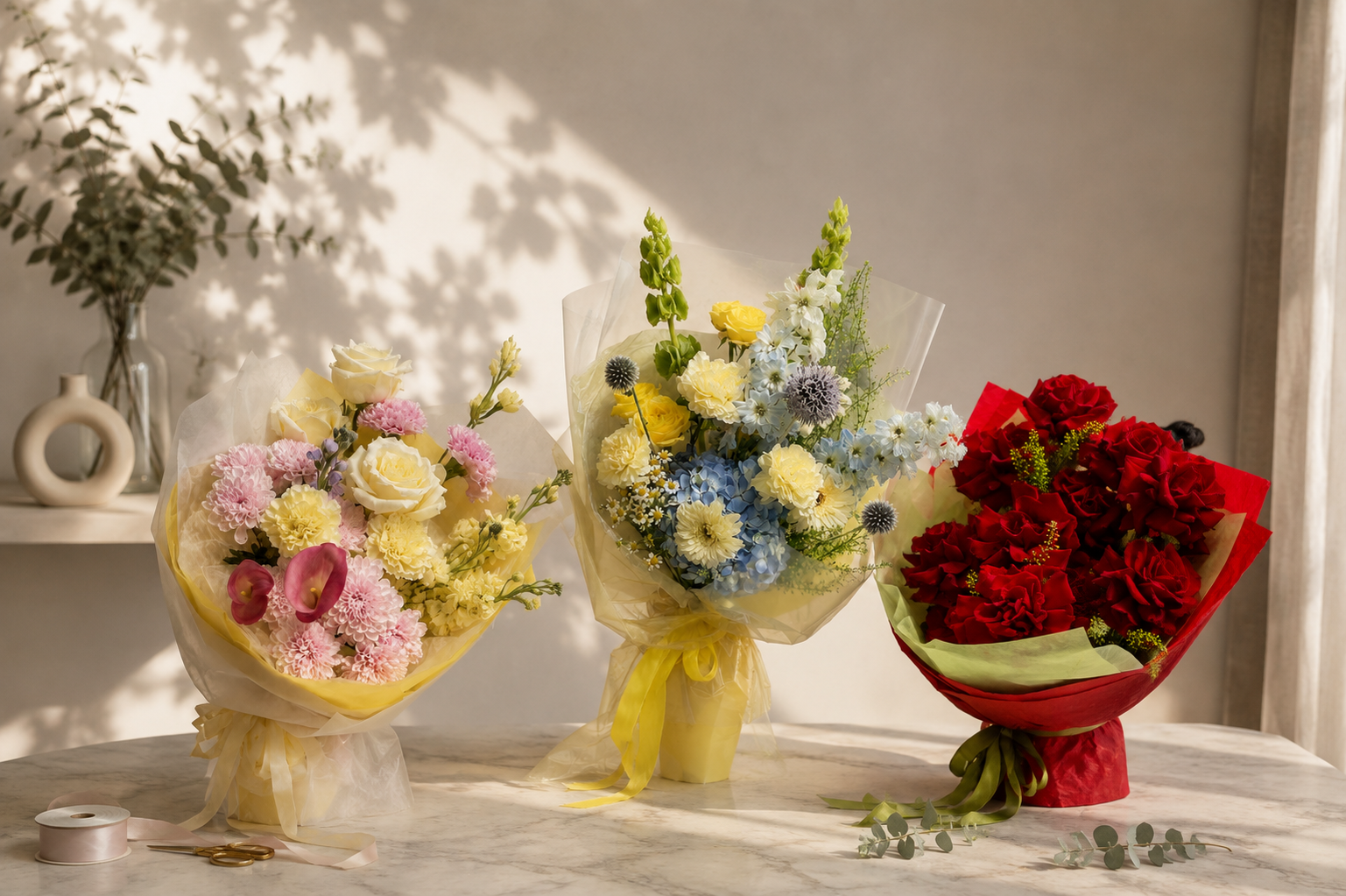 Современные монобукеты и авторские букеты Ella Flowers