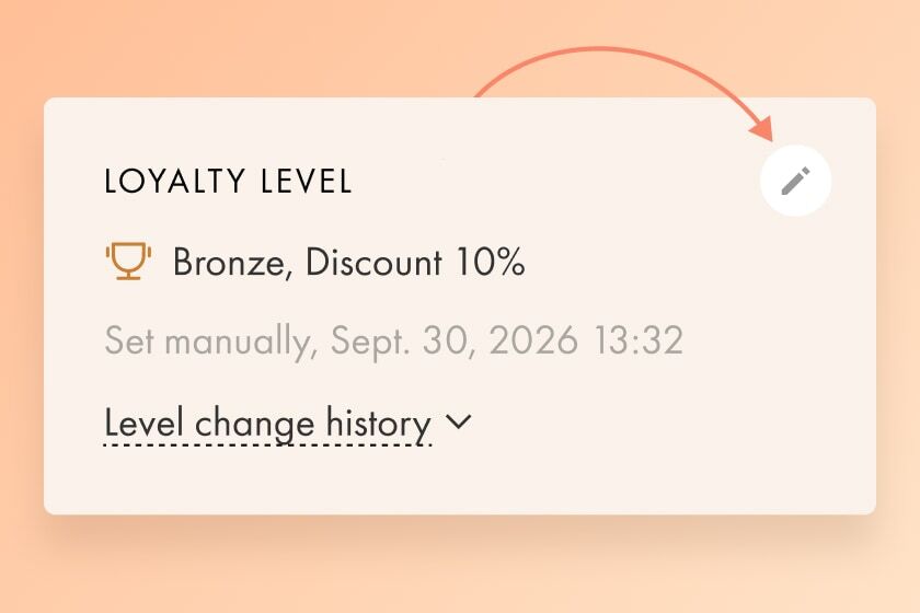Edit a Member's Level Manually
