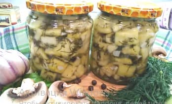 Приготовление маринованных кабачков «как грибы» на зиму: шаг 12