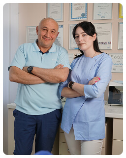 команда стоматологов Дент-Арт Луганск протезирование зубов