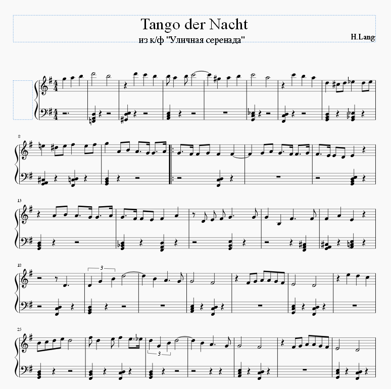 Tango der Nacht