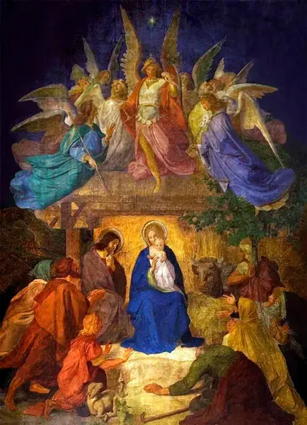 С великим и светлым праздником — Рождества Христова!