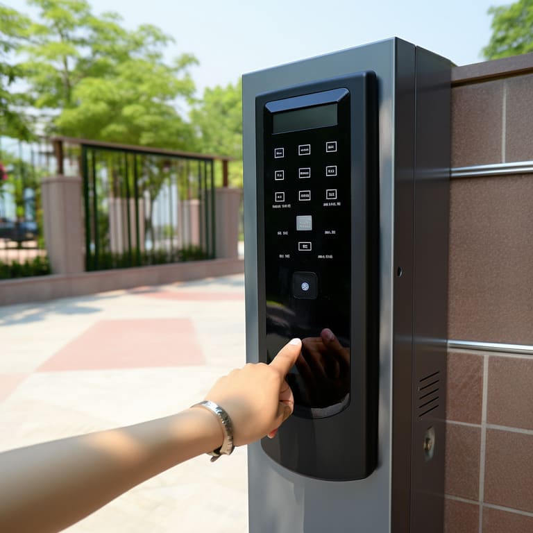 СКУД на калитку уличный