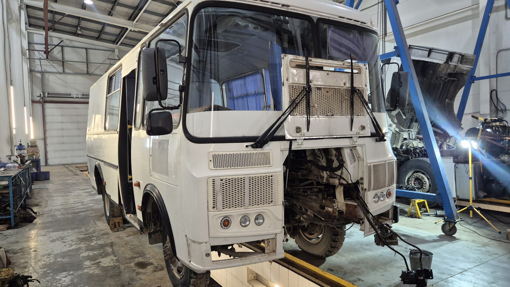 Ремонт автобуса ПАЗ 3206