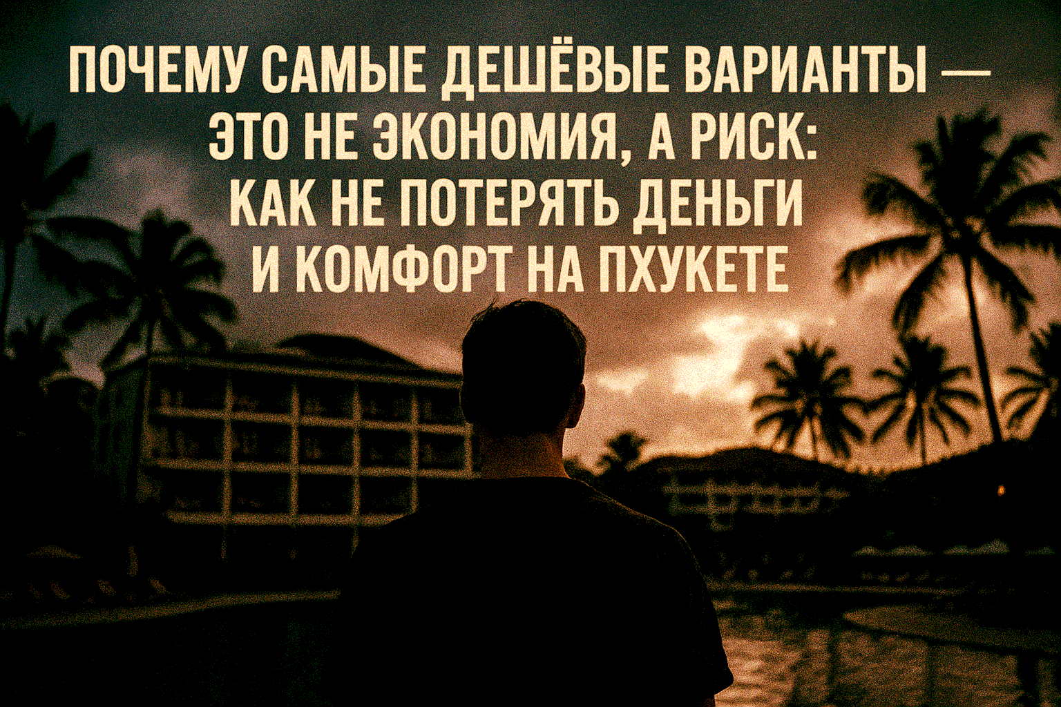 Иллюзия “дешёвых находок”  Каждый сезон десятки людей теряют деньги, бронируя “выгодные” виллы или апартаменты на Пхукете. На фото всё идеально: бассейн, вид, мебель. На деле — фейк, старые снимки или вообще несуществующий объект. Иногда жильё действитель