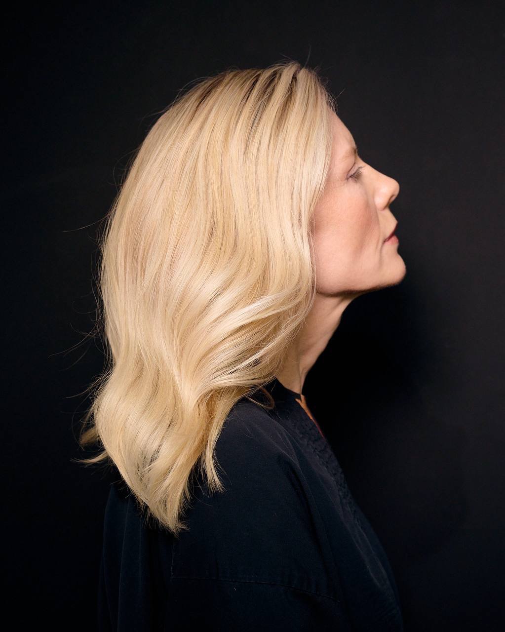 синий шампунь для волос