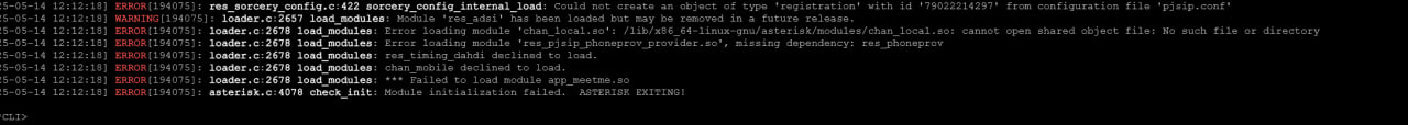 load_modules: *** Failed to load module app_meetme.so