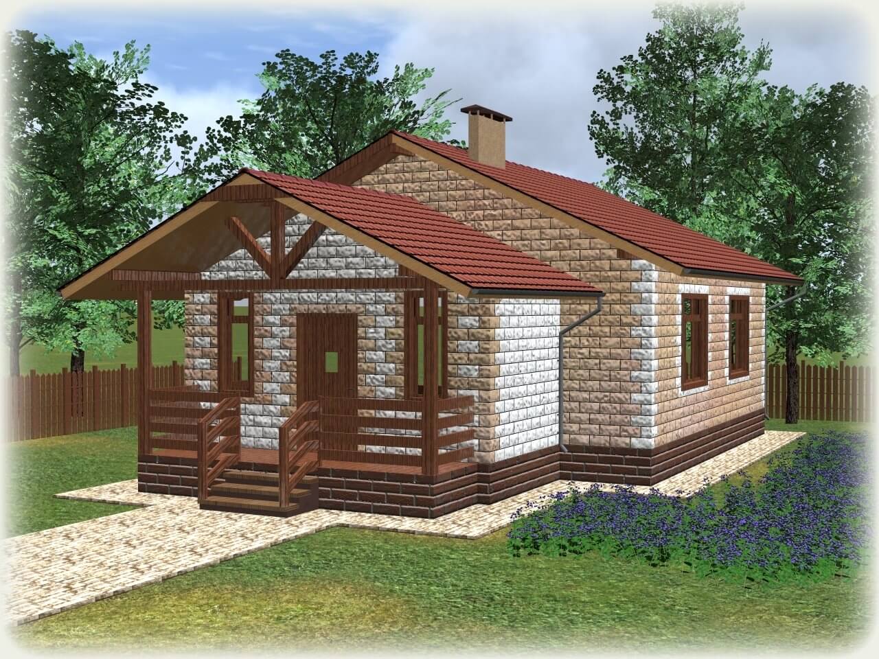 Одноэтажный дом из теплоблока. Проекты домов из теплоблока. Проекты одноэтажных домов из теплоблока. Проекты одноэтажных домов из теплоблока. Одноэтажный блочный дом.