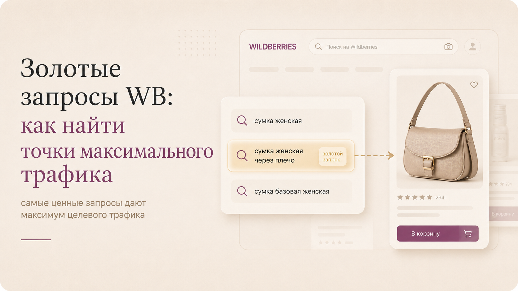Золотые запросы WB: как найти точки максимального трафика