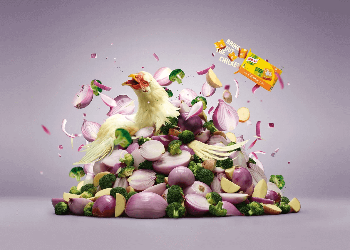 Креативная Реклама бульонных кубиков Knorr