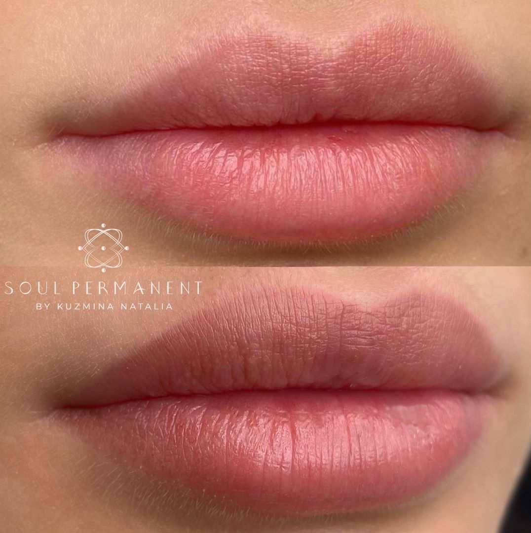 акварельная техника перманентного макияжа губ Москва