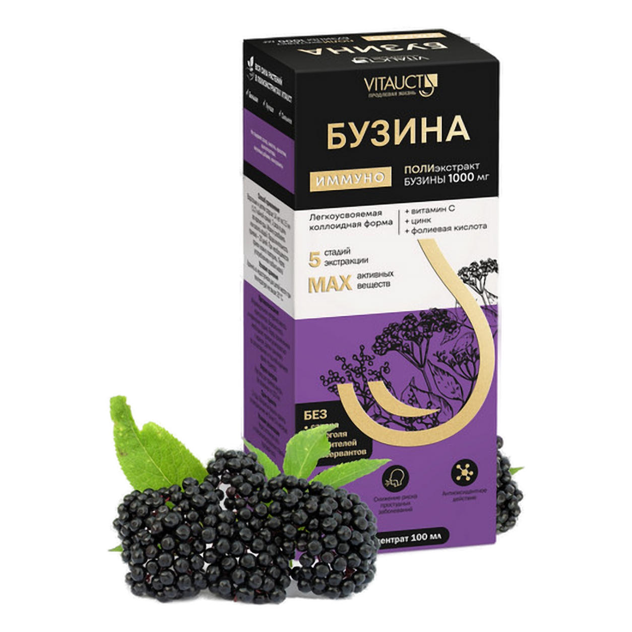 Бузина Иммуно, 100 мл