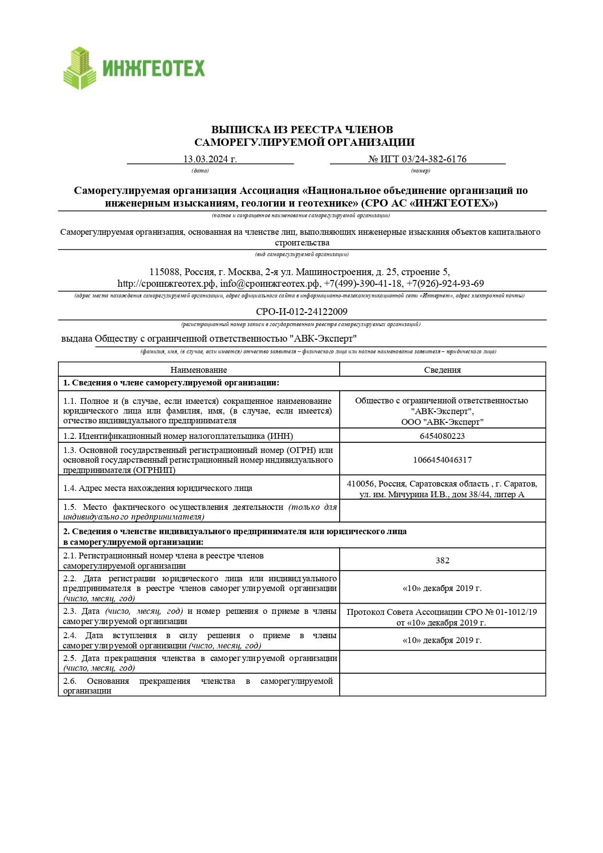 Разрешительная документация