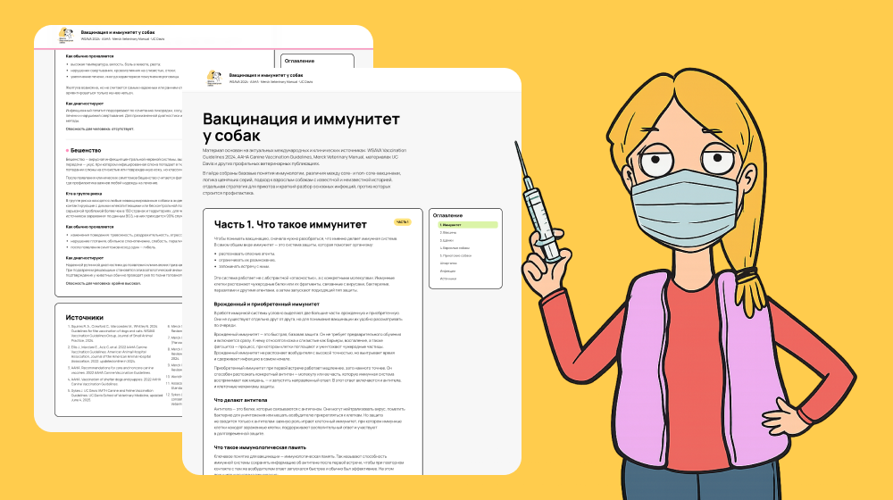 Вакцинация и иммунитет у собак