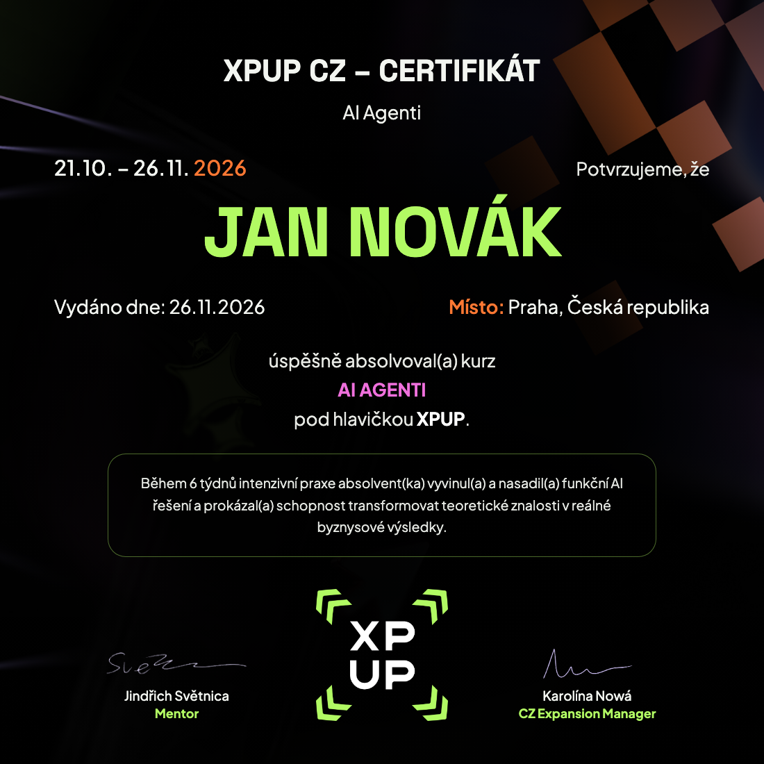 XPUP Certifikát Lvl 2