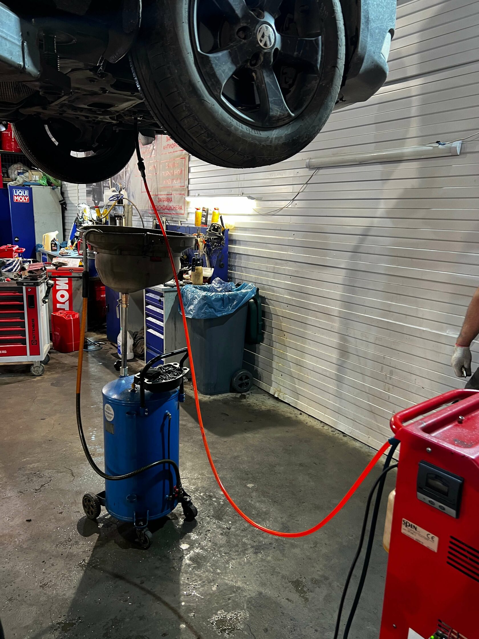 Заправка DSG DQ250 маслом Motul DCTF