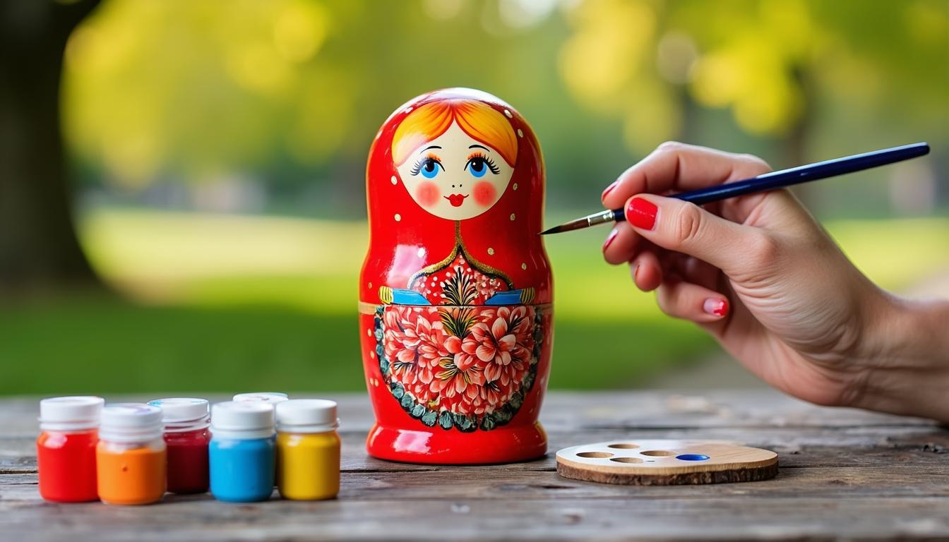 Мастер-класс по росписи матрешек