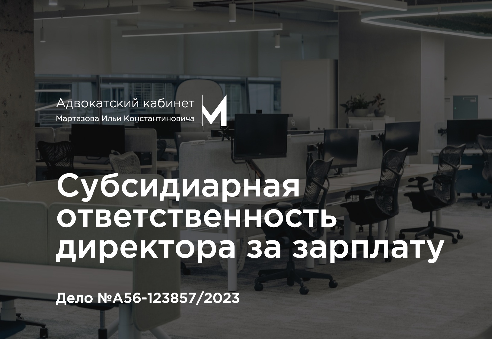 Субсидиарная ответственность директора за зарплату. Дело №А56-123857/2023