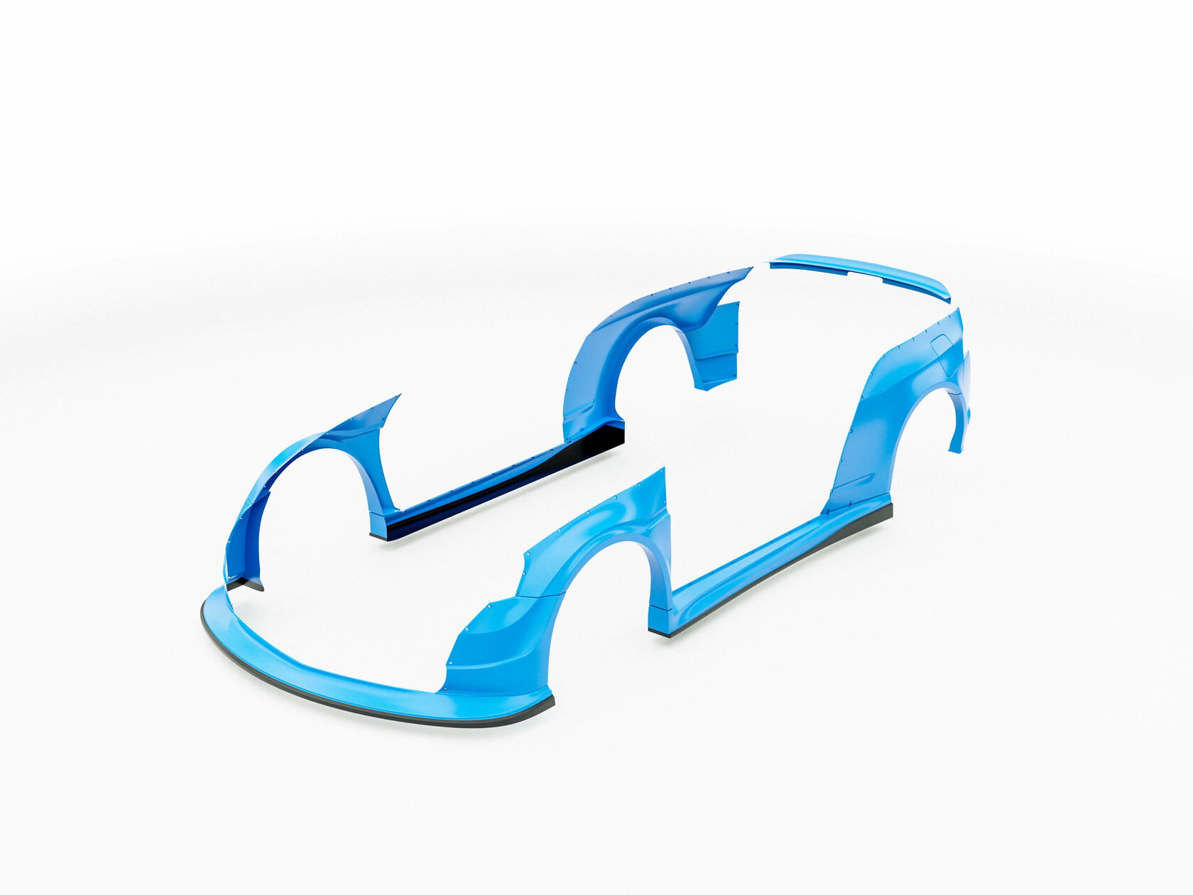 FENDERIST SPEC S Full Set / WIDE BODY KIT HONDA INTEGRA / ACURA RSX 2001-2004