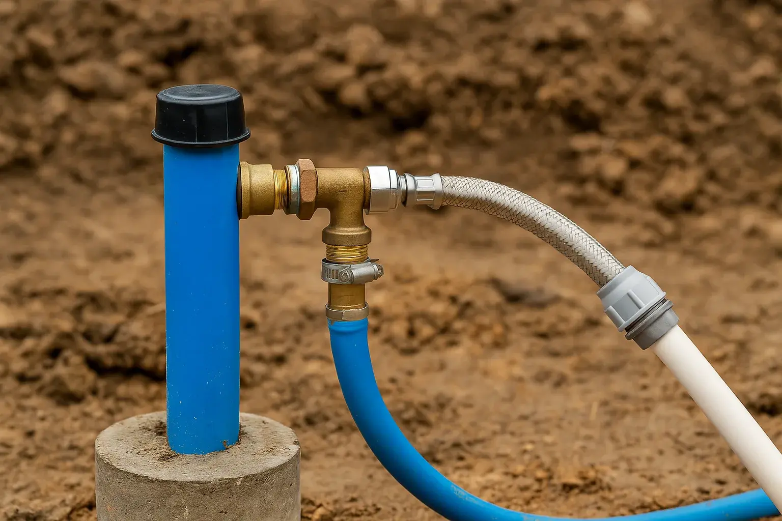 Ввод воды в дом