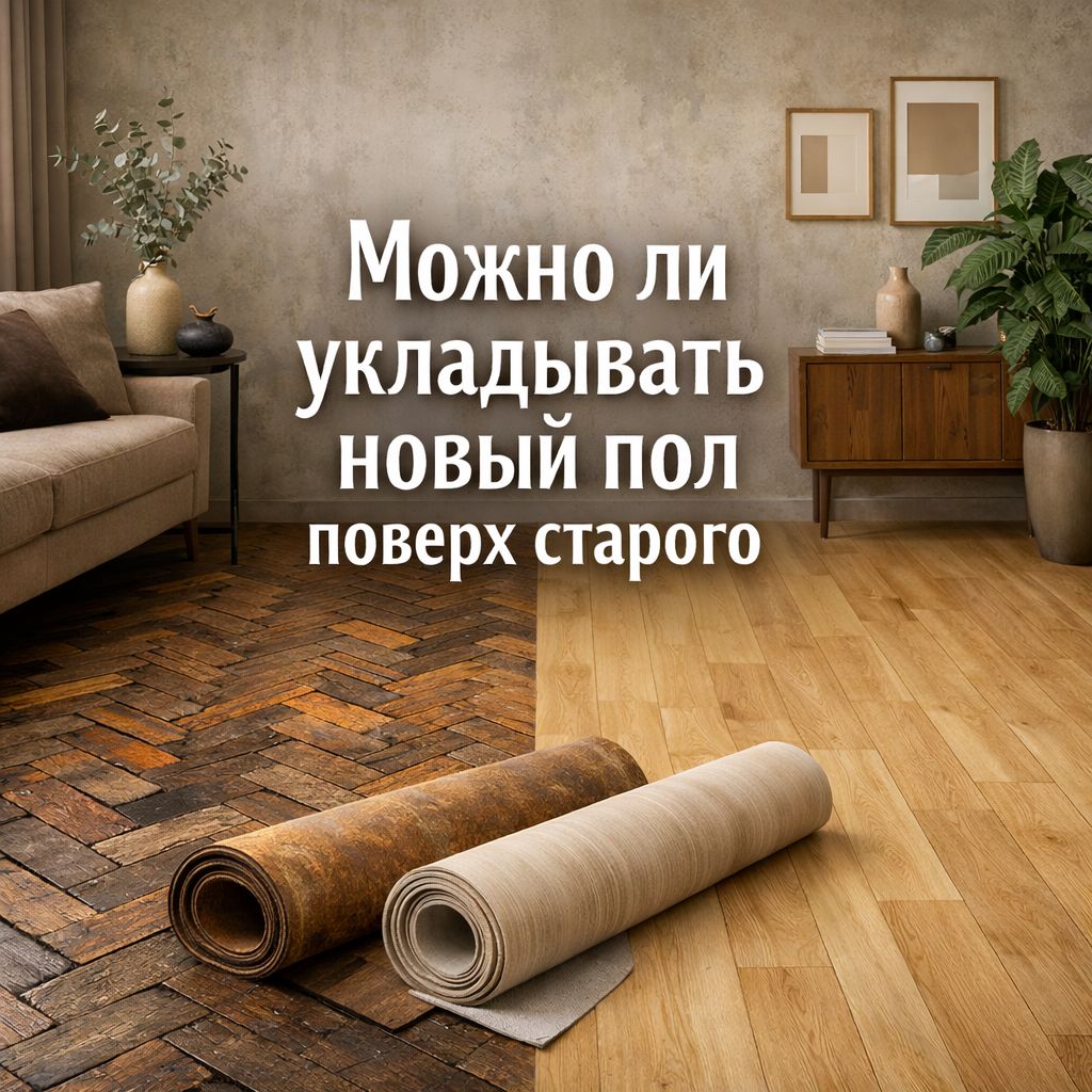 Укладка пола поверх старого в СПб: ламинат, кварцвинил, инженерная доска — проверка основания и когда нужен демонтаж. Parket Brothers, доставка по РФ.