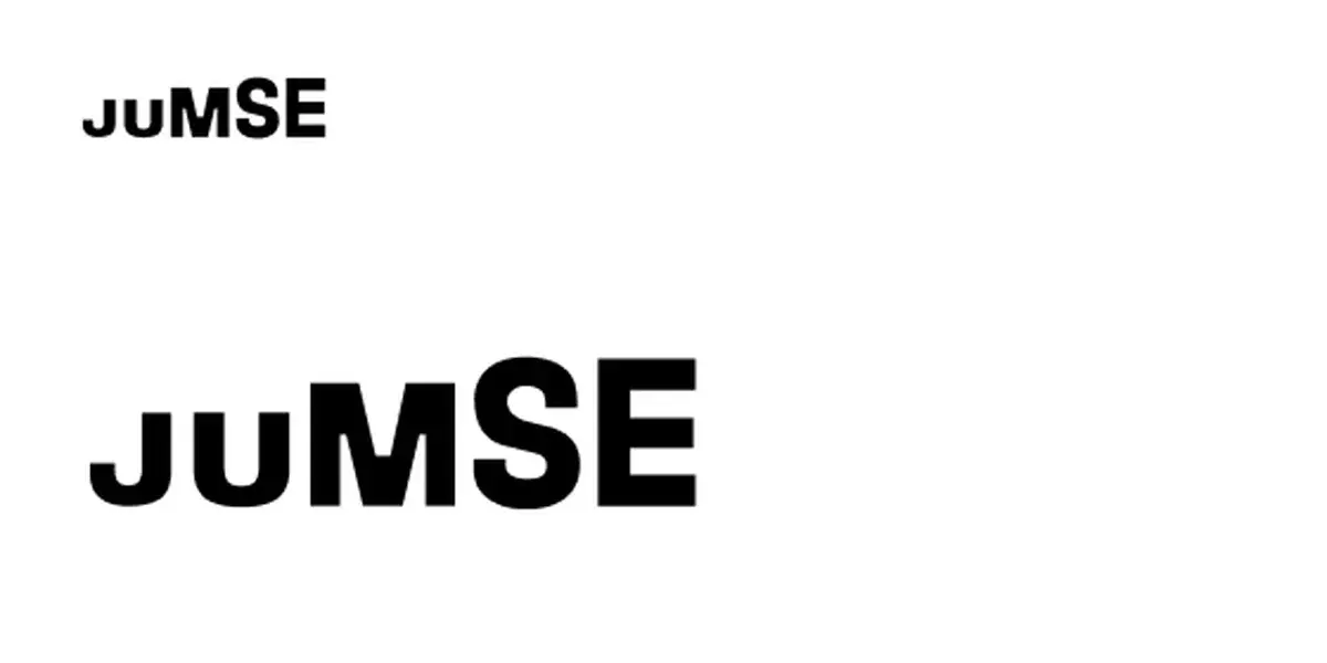Wordmark de Jumse en dos tamaños