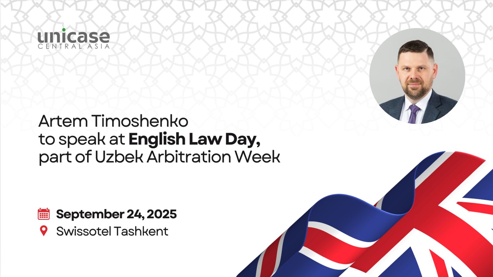 Artem Timoshenko to Speak at English Law Day, Part of Uzbek Arbitration ...