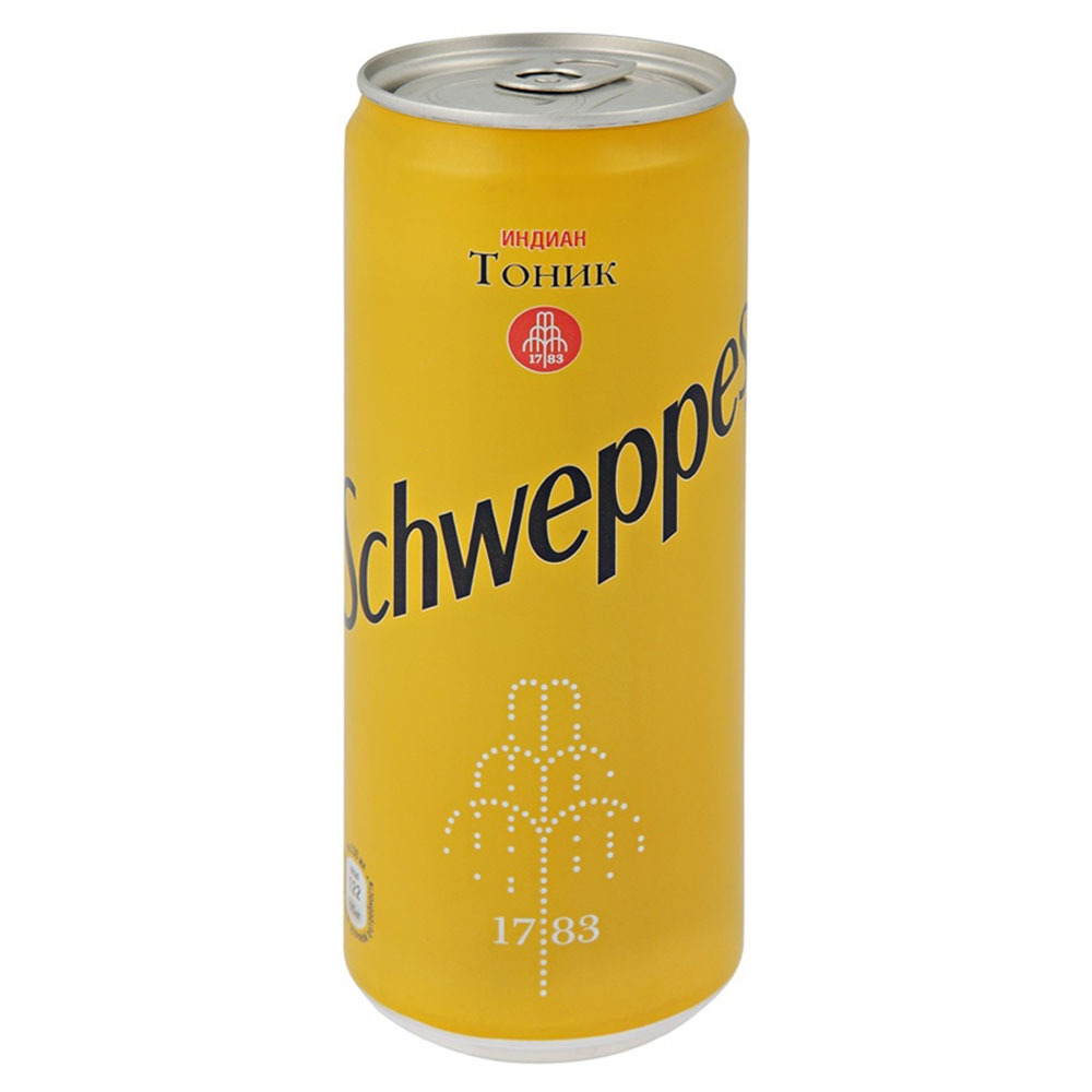 Что такое тоник напиток. Schweppes тоник Индиан ж/б 0.33л. Schweppes 330 мл. Schweppes Tonic 330 мл. Швепс Индиан тоник 0,33 ж/б.