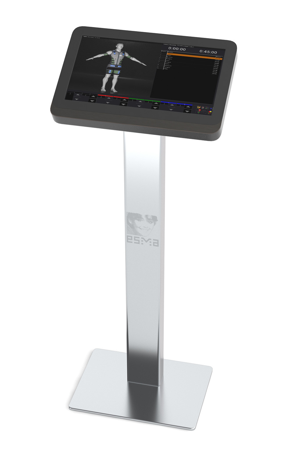 Профессиональный беспроводной ЭМС тренажер ЭСМА Фитнес Steel