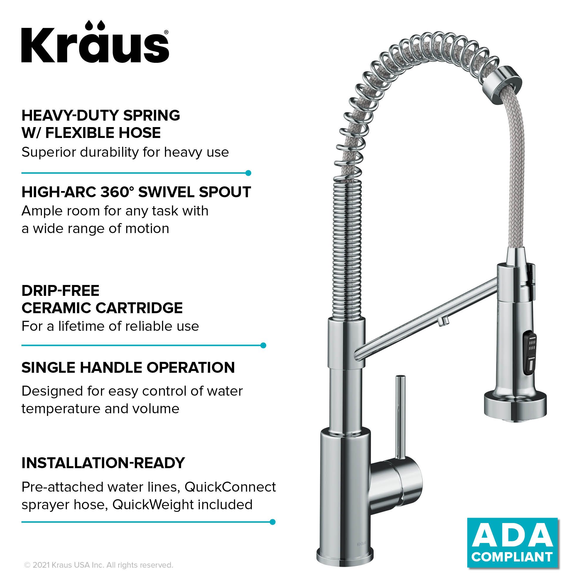 Кухонний змішувач Kraus KFF-1610CH - изображение 16