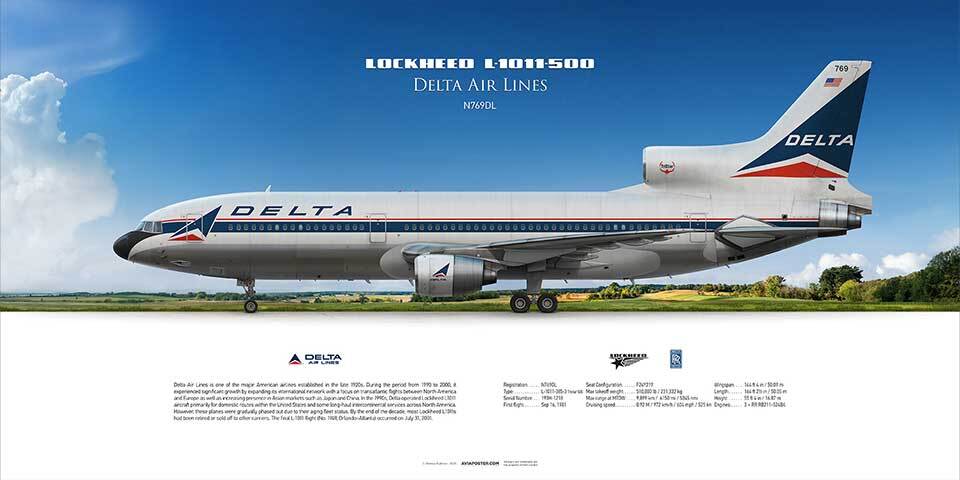 Delta and Lockheed L-1011 | Aviastories blog | Aviaposter
