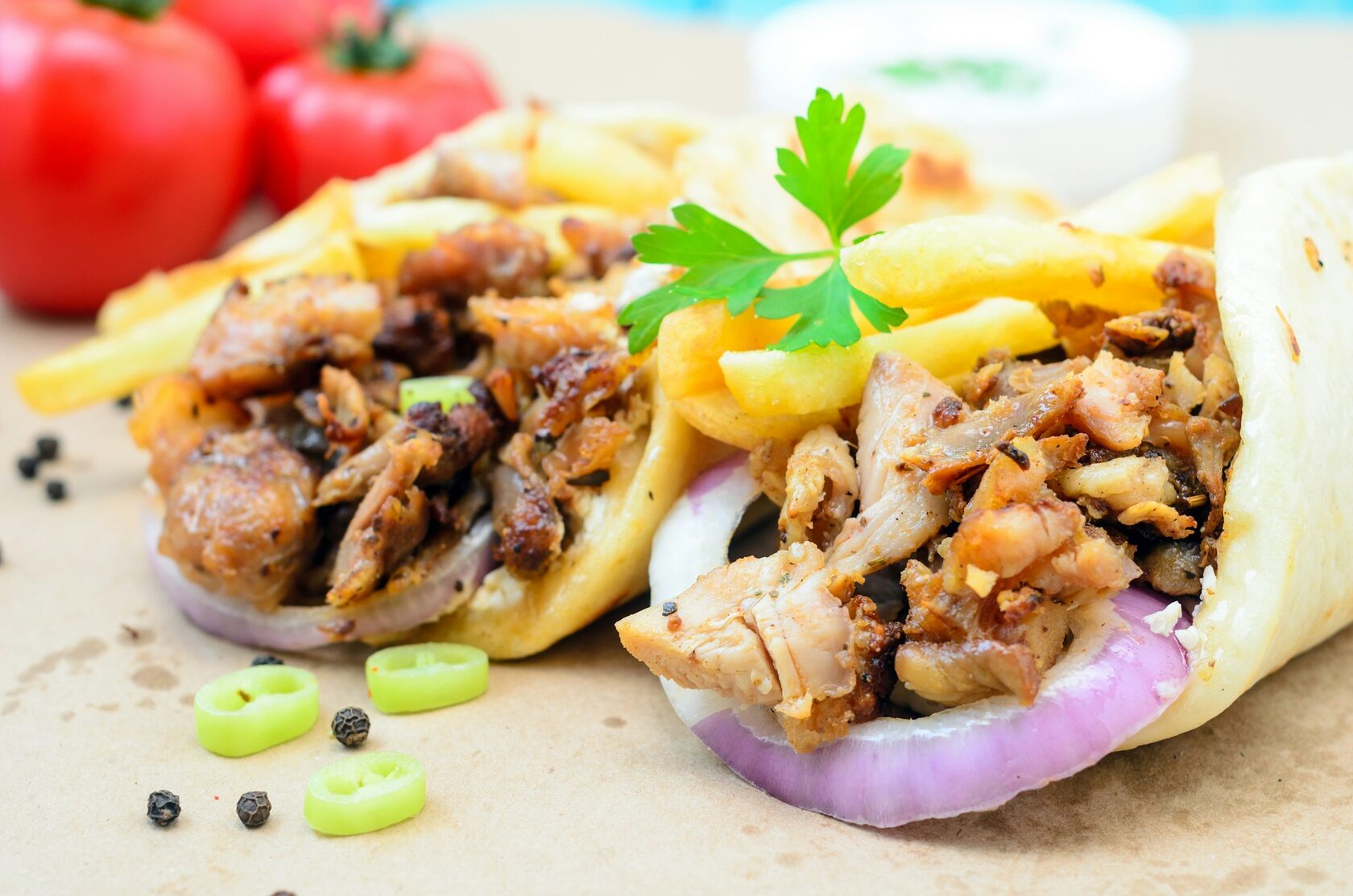 Классическая шаверма с курицей