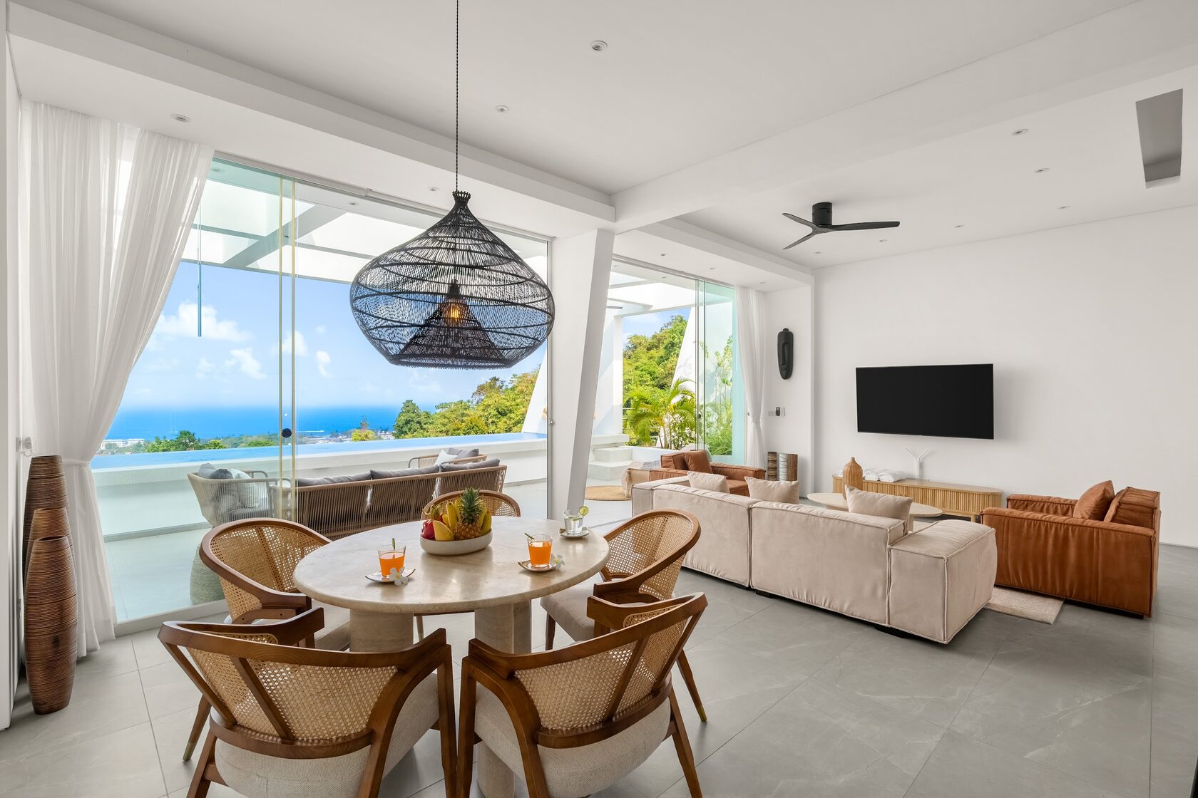 Villa Flourish на Самуи, Чавенг — 2 спальни, вид на море