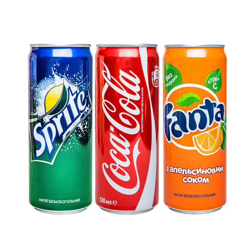 80. ₽. Coca-cola Fanta Sprite 0,33 л. 