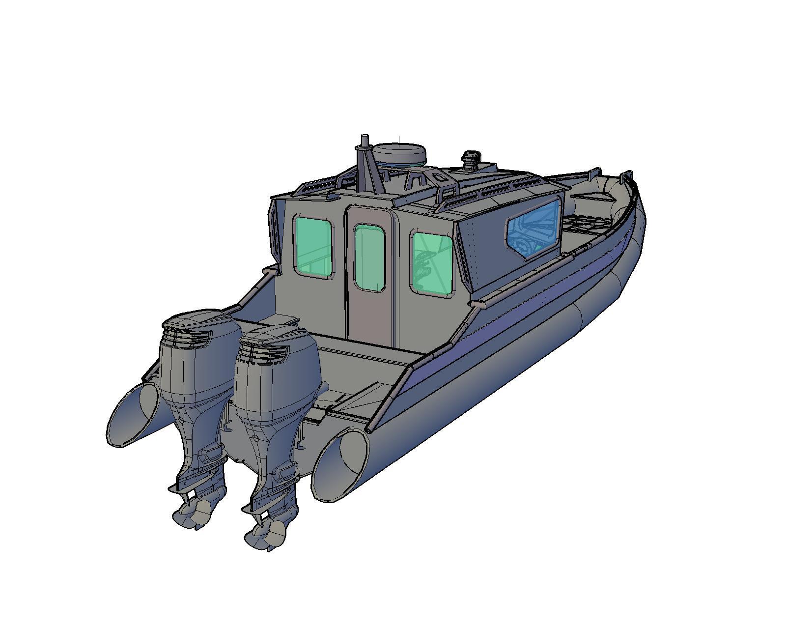 Катер пнд с 2 моторами