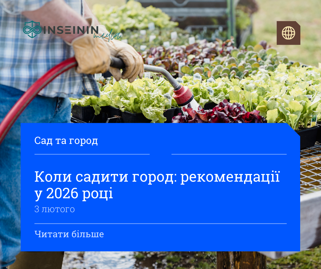 Коли садити город: рекомендації у 2026 році