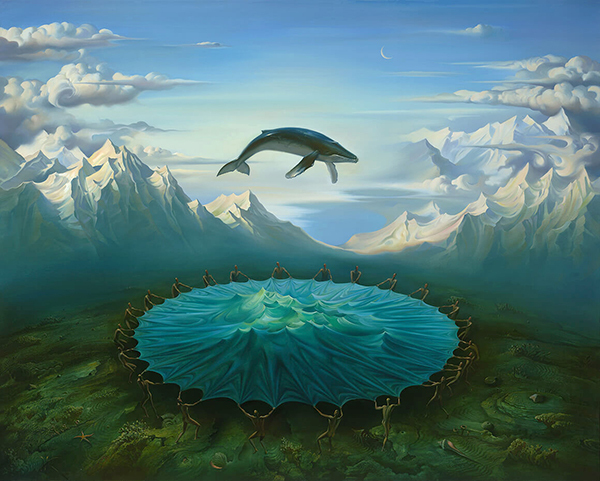 Breach - Oil on Canvas - Vladimir Kush