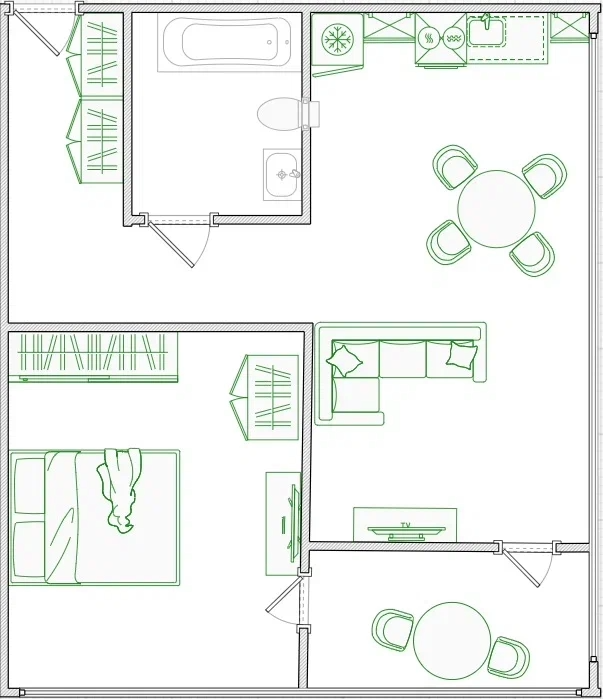 рамада сочи планировки 41м