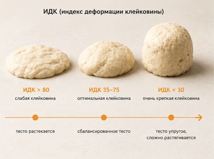 Индекс деформации клейковины