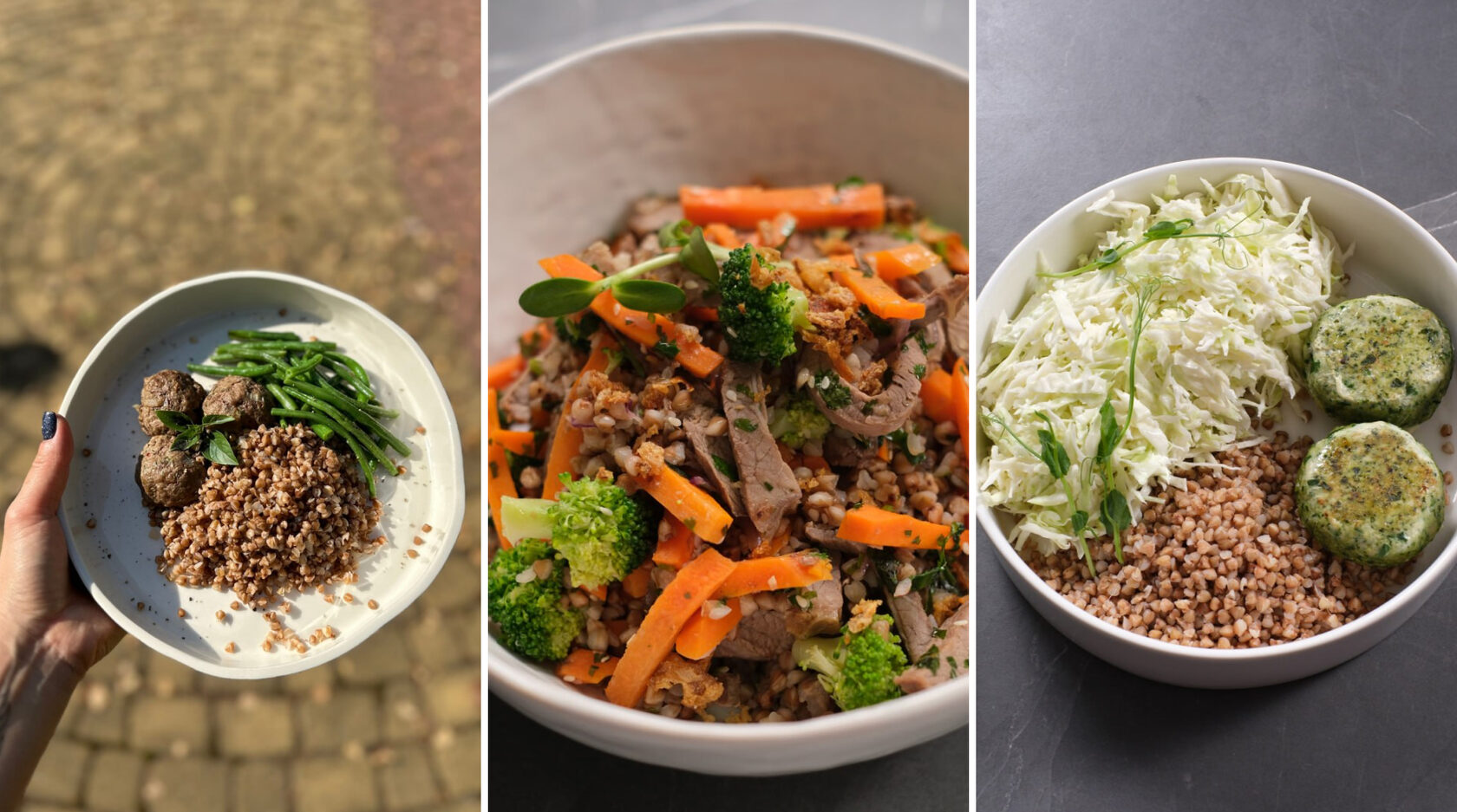 Идеи блюд с гречкой по методу тарелки