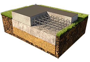 Фундамент монолитная плита