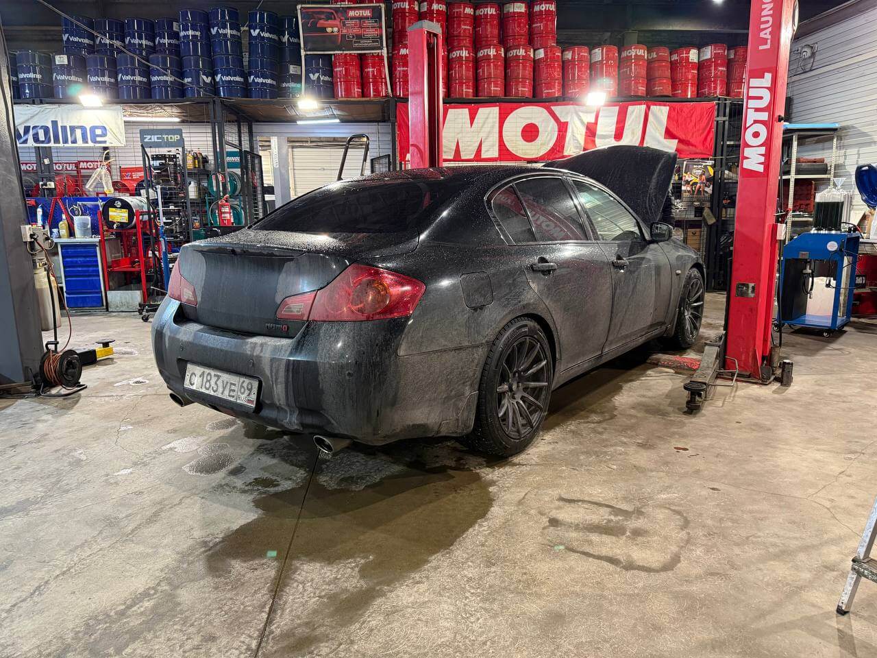 Проверка антифриза Infiniti G25 рефрактометром