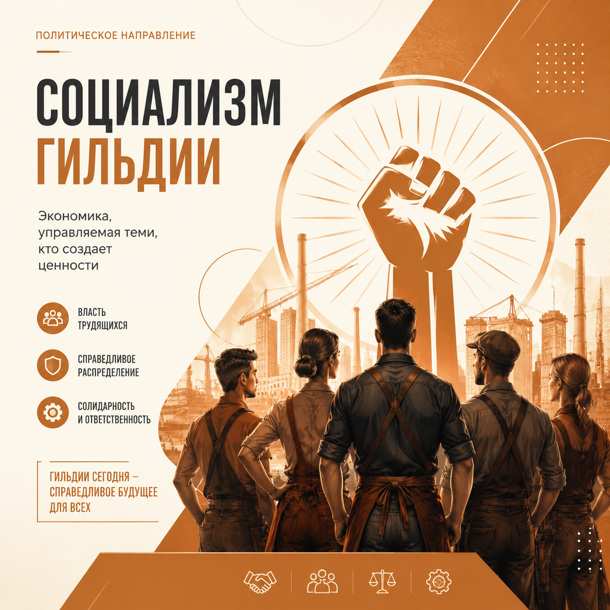 Социализм гильдии  Принципы и идеи цехового социализма