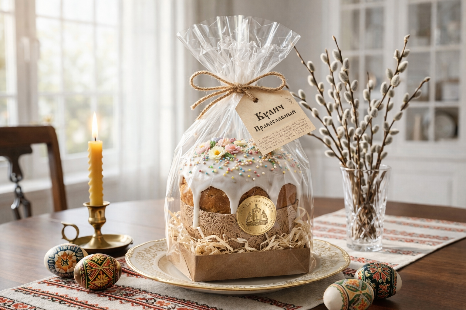 Кулич до обработки