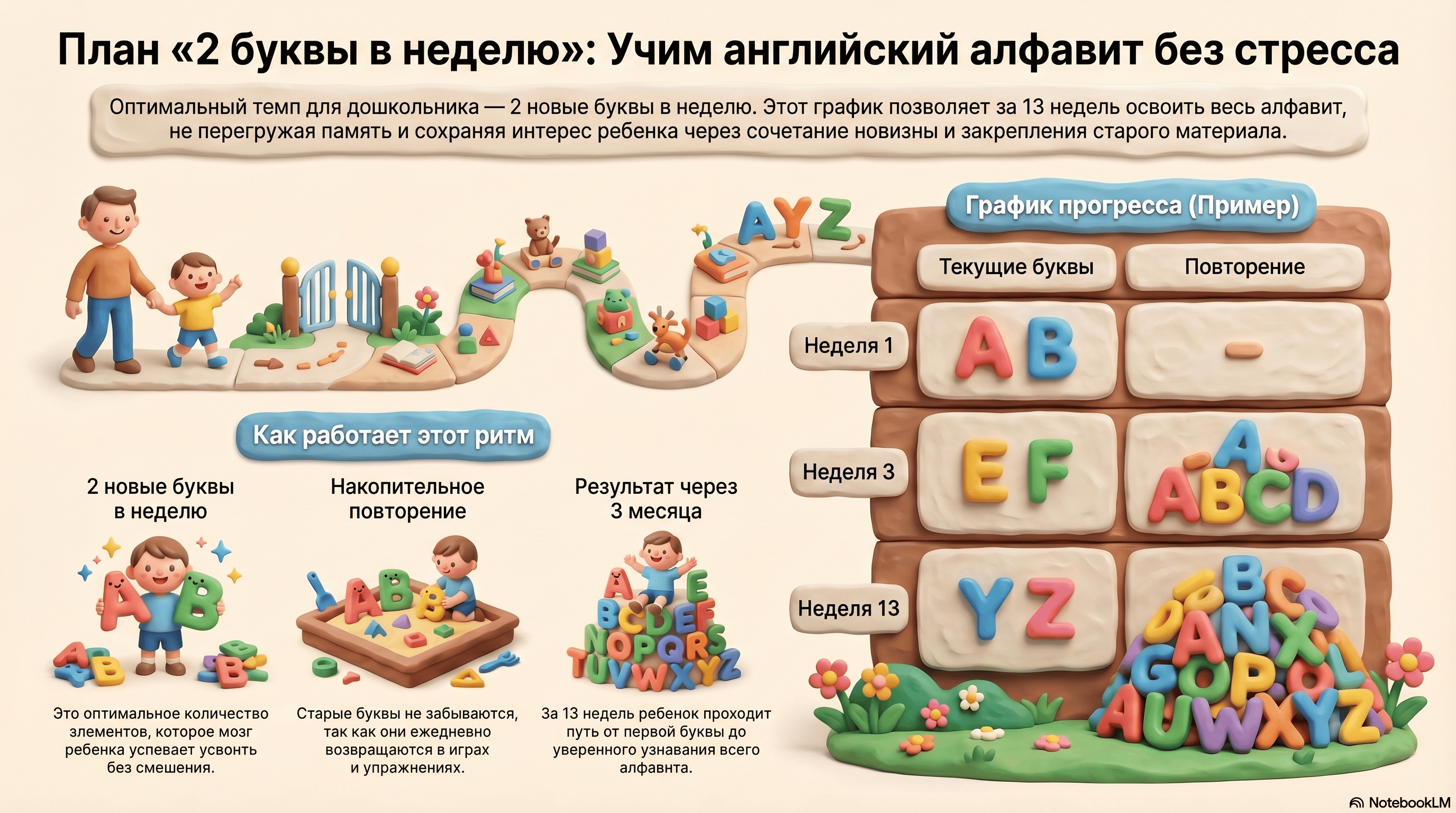 План изучения алфавита по неделям