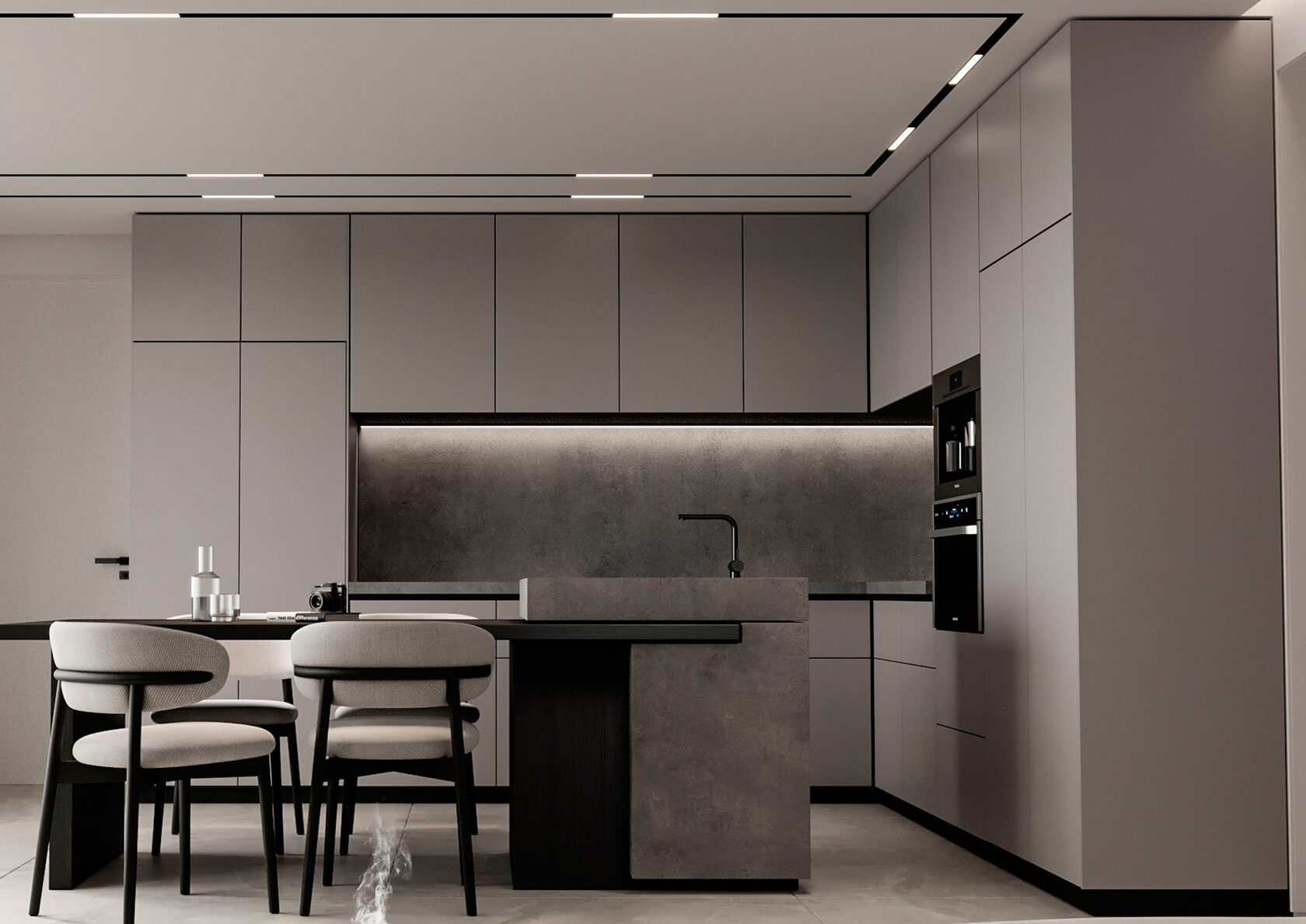 Кухни в стиле "лаконичный минимализм"